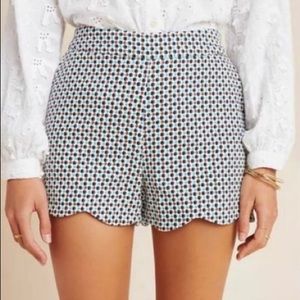 Georgie scalloped Anthropologie short